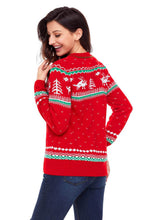 Load image into Gallery viewer, Christmas Reindeer Knit Sweater Winter Jumper