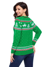Load image into Gallery viewer, Christmas Reindeer Knit Sweater Winter Jumper