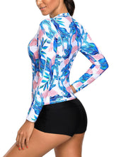 Load image into Gallery viewer, Zipped Rashguard Top