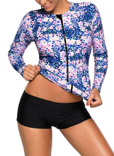 Load image into Gallery viewer, Zipped Rashguard Top