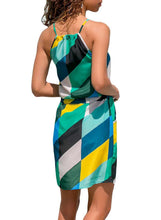 Load image into Gallery viewer, Color Block Tank Tunic Dress