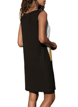 Load image into Gallery viewer, Color Block Geometric Sundress