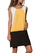 Load image into Gallery viewer, Color Block Geometric Sundress
