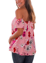 Load image into Gallery viewer, Floral Off Shoulder Blouse