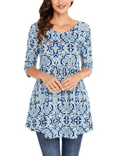 Load image into Gallery viewer, Women‘s Print Elegant Long Top