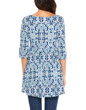 Load image into Gallery viewer, Women‘s Print Elegant Long Top