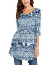 Load image into Gallery viewer, Women‘s Print Elegant Long Top