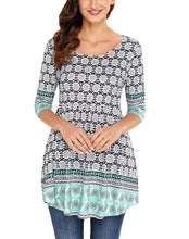 Load image into Gallery viewer, Women‘s Print Elegant Long Top