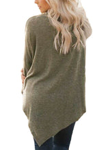 Load image into Gallery viewer, Soft Faux Poncho High Neck Sweater