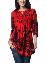 Load image into Gallery viewer, Women's Floral Print  Blouse