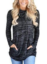 Load image into Gallery viewer, Cozy Cowl Neck Drawstring Sweatshirt