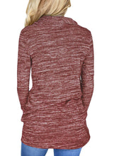 Load image into Gallery viewer, Cozy Cowl Neck Drawstring Sweatshirt