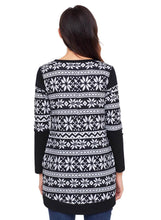 Load image into Gallery viewer, Snowflake Print Long Sleeve Christmas Top