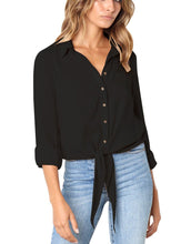 Load image into Gallery viewer, Crushed Linen Button-Down Casual Shirt