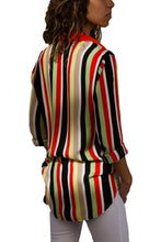Load image into Gallery viewer, Striped Long Sleeve Button Down Shirt