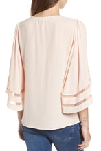 Load image into Gallery viewer, Flare Sleeve V Neck Loose Blouse