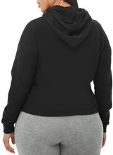 Load image into Gallery viewer, Striped Detail Plus Size Chunky Hoodie