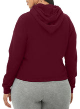 Load image into Gallery viewer, Striped Detail Plus Size Chunky Hoodie