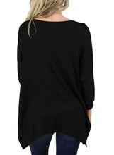 Load image into Gallery viewer, Christmas Deer Plaid Quarter Sleeve Tunic