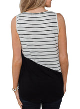 Load image into Gallery viewer, Color Block Striped Tank Top