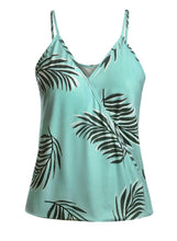 Load image into Gallery viewer, Tropical Plant Print Tank Top