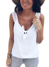 Load image into Gallery viewer, Solid Simple V Neck Tank Top
