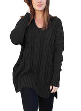 Load image into Gallery viewer, Oversized Cozy up Knit Sweater