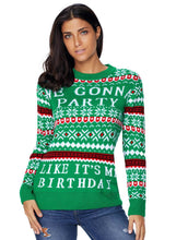 Load image into Gallery viewer, WE GONNA PARTY Ugly Christmas Sweater