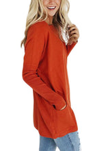 Load image into Gallery viewer, Oversize Fit Pocket Sweater Tunic
