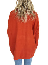 Load image into Gallery viewer, Oversize Fit Pocket Sweater Tunic