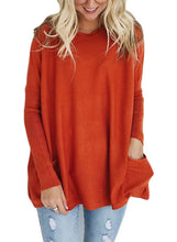 Load image into Gallery viewer, Oversize Fit Pocket Sweater Tunic