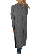 Load image into Gallery viewer, Open Front Knit Long Cardigan
