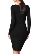 Load image into Gallery viewer, Button Detail Sweater Dress