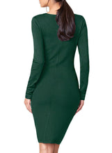 Load image into Gallery viewer, Button Detail Sweater Dress