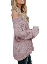 Load image into Gallery viewer, Off The Shoulder Winter Sweater