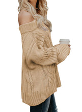 Load image into Gallery viewer, Off The Shoulder Winter Sweater