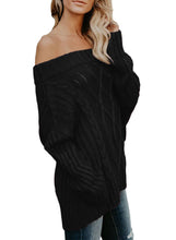 Load image into Gallery viewer, Off The Shoulder Winter Sweater