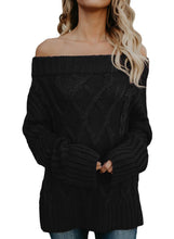Load image into Gallery viewer, Off The Shoulder Winter Sweater
