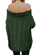 Load image into Gallery viewer, Off The Shoulder Winter Sweater