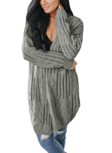 Load image into Gallery viewer, Classic Open Knit Chenille Cardigan