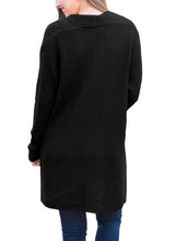 Load image into Gallery viewer, Open Front Women Cardigan with Pockets