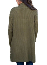 Load image into Gallery viewer, Open Front Women Cardigan with Pockets