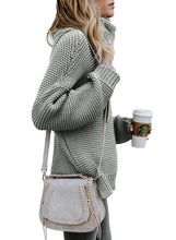 Load image into Gallery viewer, Cozy Long Sleeves Turtleneck Sweater