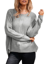 Load image into Gallery viewer, Thick Patterned Knit Sweater