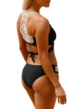 Load image into Gallery viewer, Crisscross Crochet Back Bikini Set