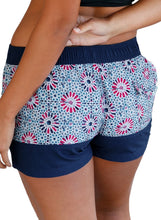 Load image into Gallery viewer, Patch Pocket Navy Board Shorts
