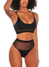 Load image into Gallery viewer, Fishnet High Waist Bikini
