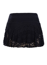 Load image into Gallery viewer, Crochet Lace Skirted Bikini Bottom