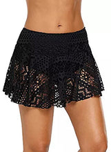 Load image into Gallery viewer, Crochet Lace Skirted Bikini Bottom
