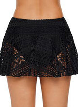 Load image into Gallery viewer, Crochet Lace Skirted Bikini Bottom